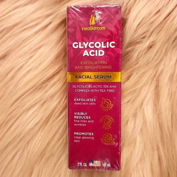 Brand New InstaSkinCare GLYCOLIC ACID FACIAL SERUM - Picture 1 of 4